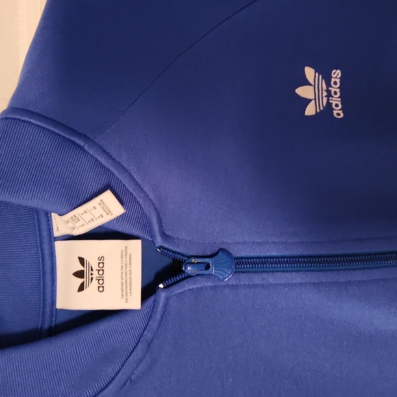 Adidas Men’s Originals Superstar Warm-Up Track Jacket - Blue/White - Siz… - Picture 2 of 5